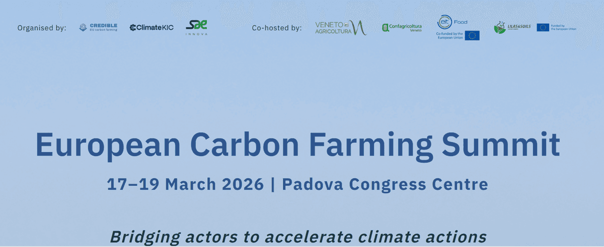 We Are Attending the European Carbon Farming Summit Next Week in Italy